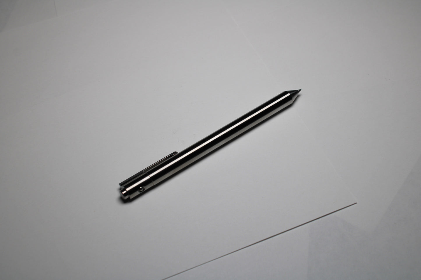 36 Click Pen - 6Al-4V Titanium - Conical Nose - Pilot G2 - 6Al-4V Titanium Clip