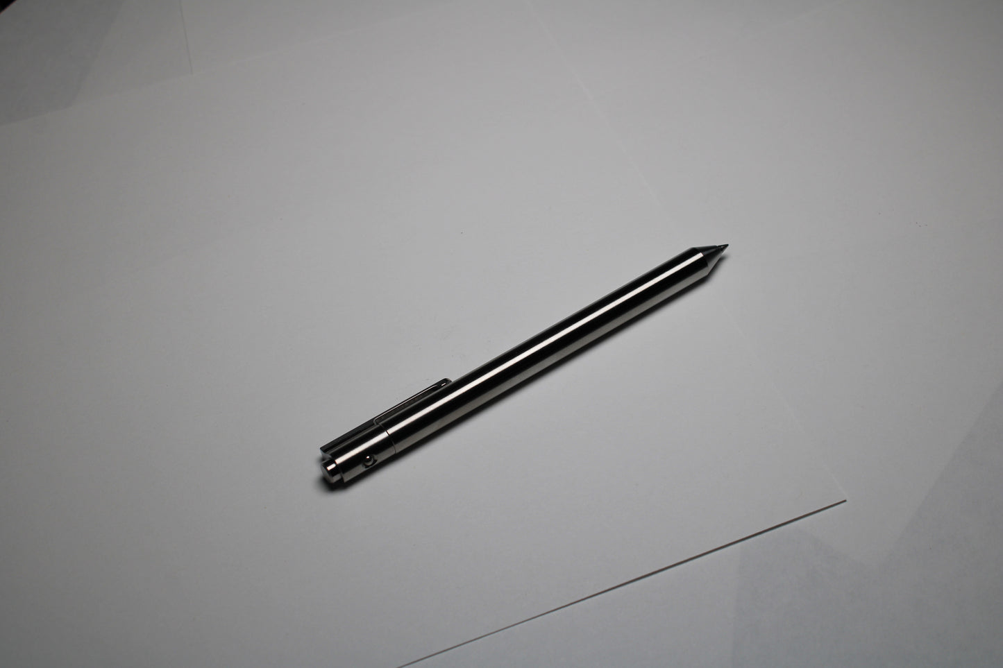 36 Click Pen - 6Al-4V Titanium - Conical Nose - Pilot G2 - 6Al-4V Titanium Clip