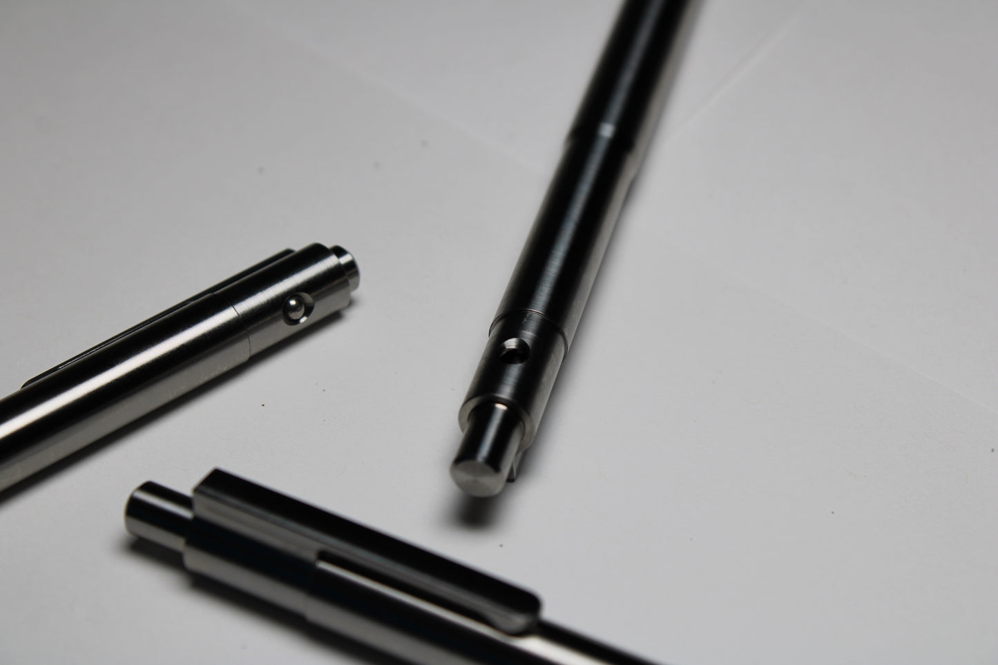 40 Click Pen - 6Al-4V Titanium - Stepped Nose - Pentel EnerGel Needle Nose 0.7mm