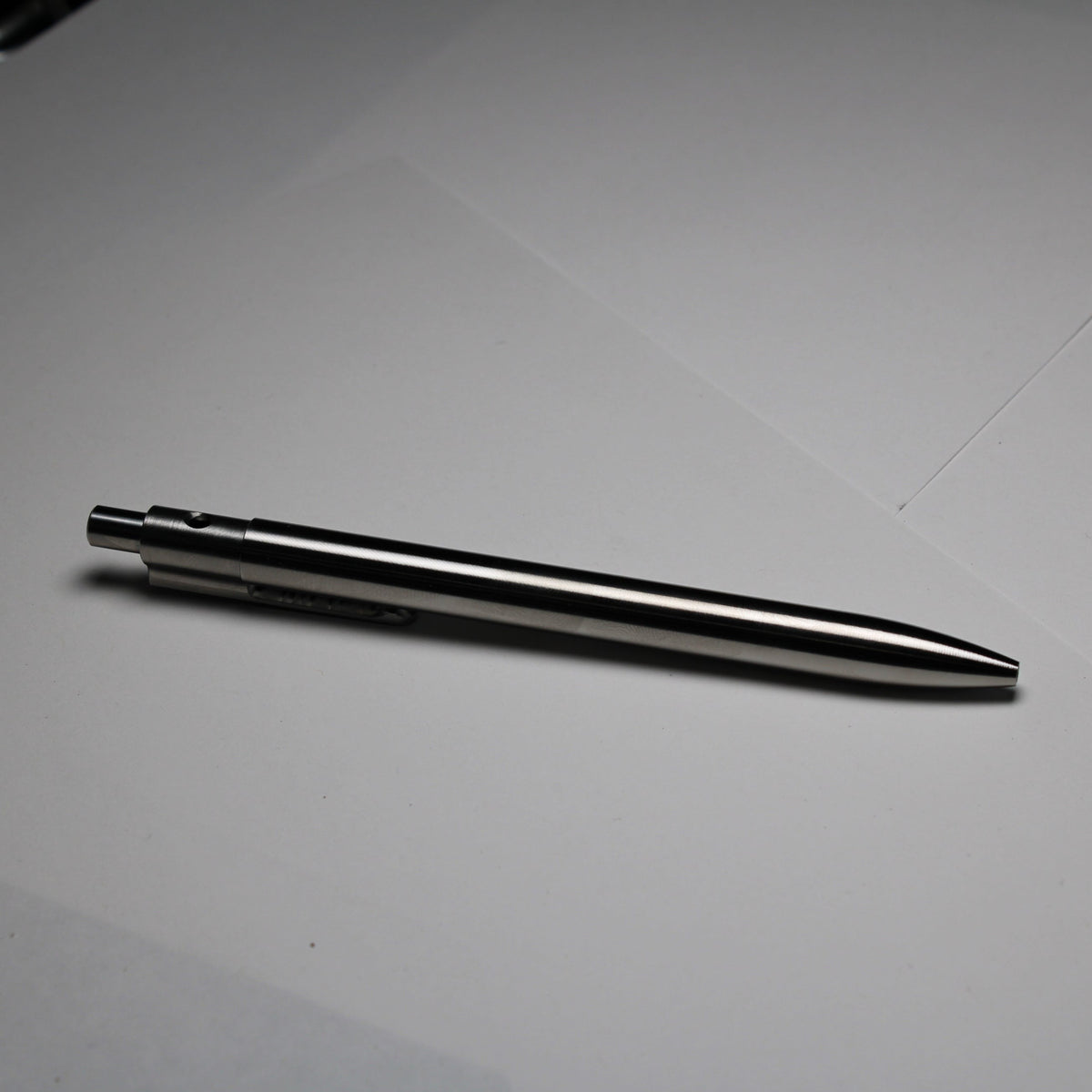 38 Click Pen - 6Al-4V Titanium - Round Nose - Pentel EnerGel – Autmog