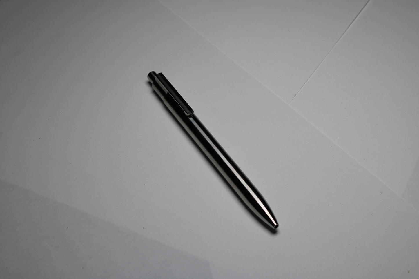 38 Click Pen - 6Al-4V Titanium - Round Nose - Pentel EnerGel