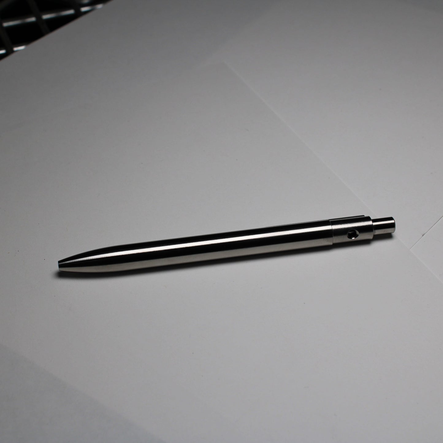 38 Click Pen - 6Al-4V Titanium - Round Nose - ISO G2 Schmidt 9000 (Parker)